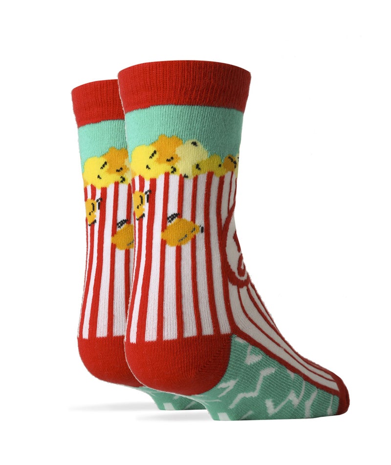 ooohyeah Socks ! - Kids Crew -Box O' Popcorn One Size - Image 2